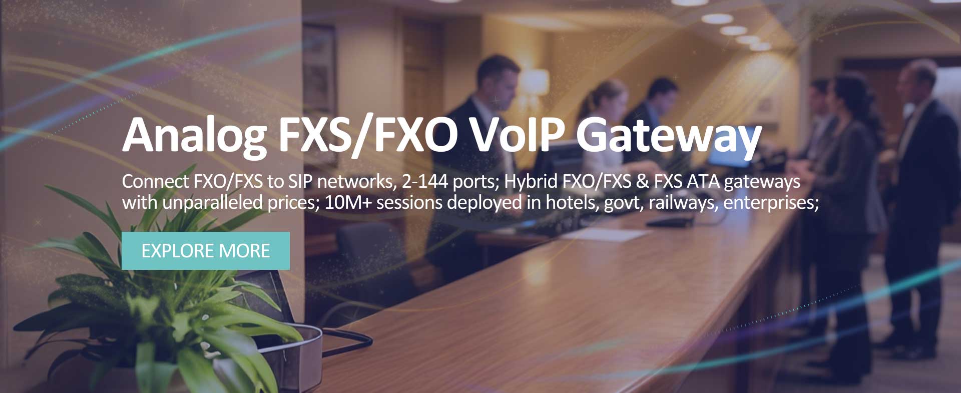 Analog FXS/FXO VoIP Gateway