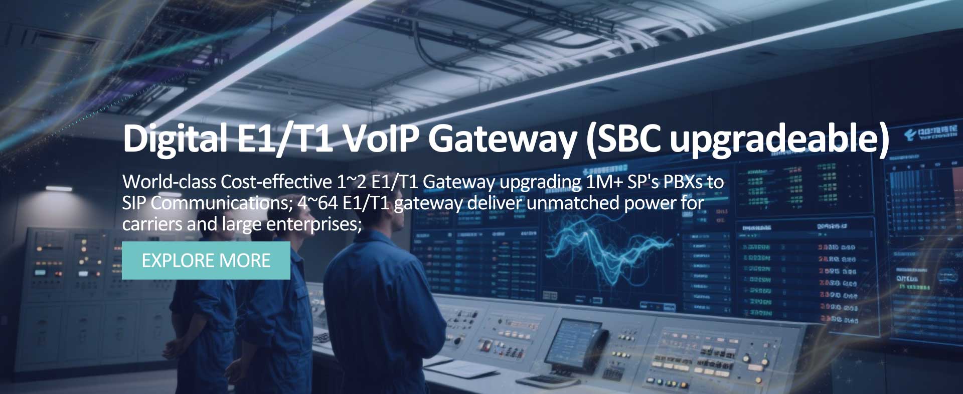 E1/T1 VoIP Gateway